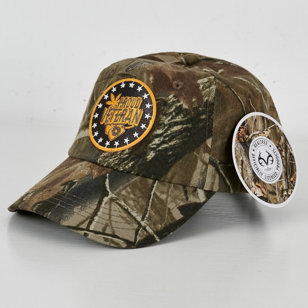 Proud Veteran Camo Baseball Cap Outdoor Hunting Fishing Apparel - Picture 5 of 10